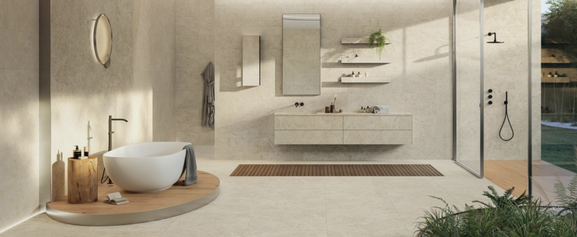 Atlas Concorde Nyra: Kamenné obklady a dlažba pro harmonické prostory