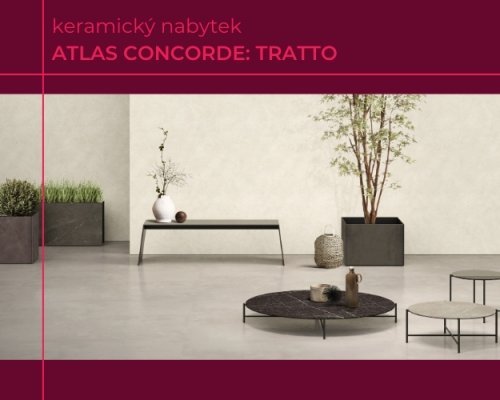 Tratto: Designově minimalistický, 100% funkční keramický nábytek a doplňky Atlas Concorde Habitat