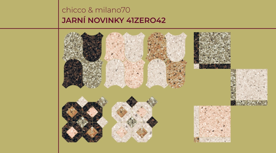 Jarní novinky 41zero42: Elegantní obklady a dlažba pro náročné
