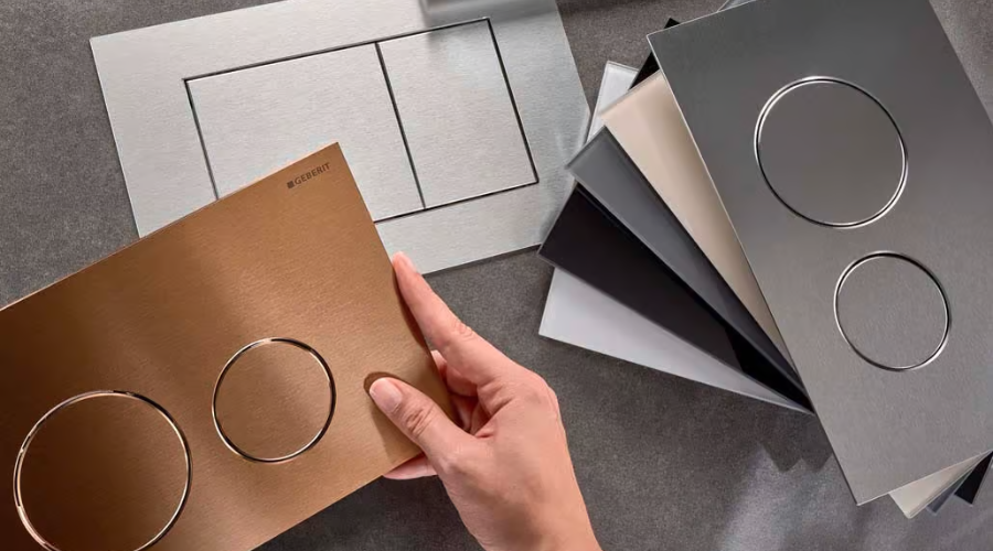 Jak správně zvolit ovládací tlačítko a splachovací nádržky na WC od Geberit