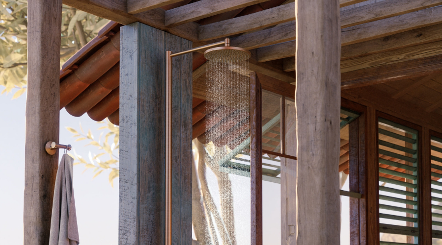 Venkovní sprchy: Neotřelá řešení pro moderní terasu a zahradu