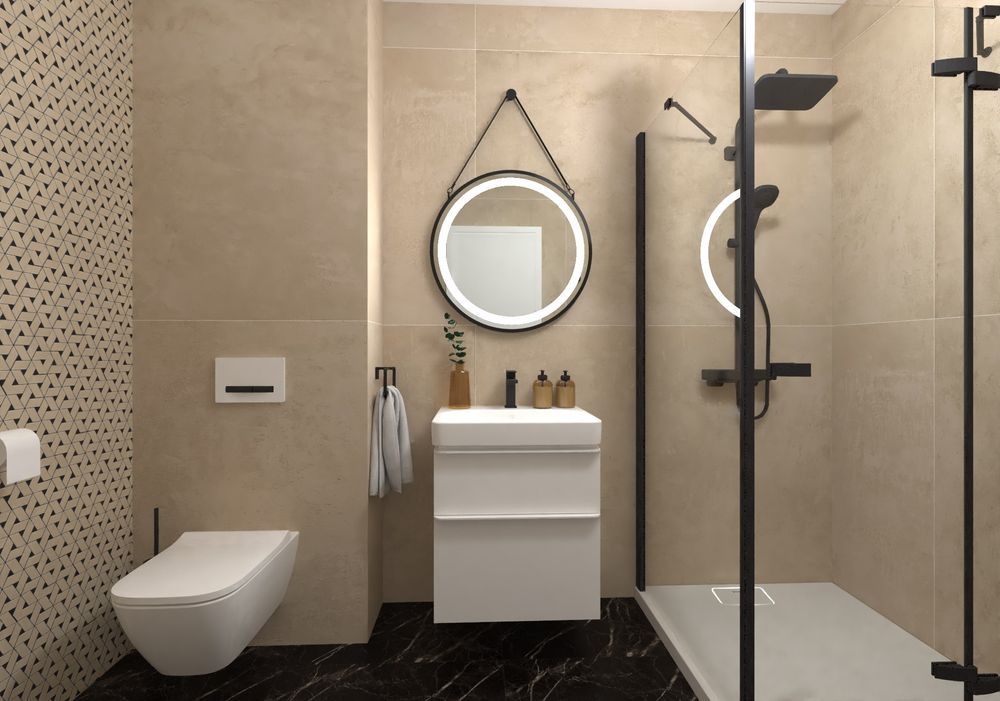 Krásná a praktická malá koupelna Geberit Smyle 4