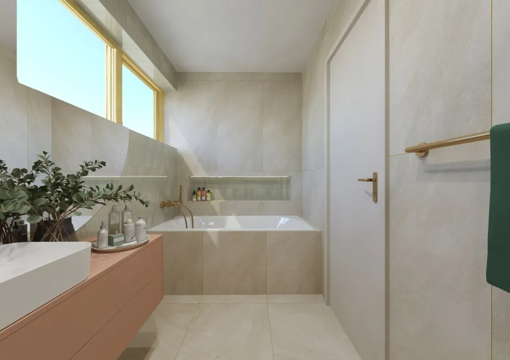 Středně velká koupelna | Keraservis