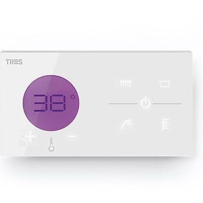Elektronický ovladač Tres Shower Technology, termostatická jednotka 4 cestná, zápustná