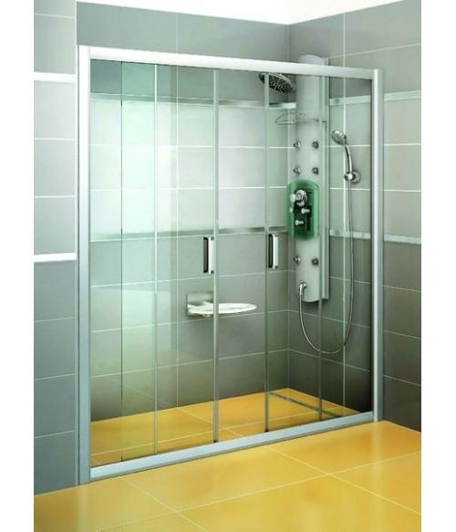 Sprchové dveře posuvné NRDP4-150 Transparent Ravak RAPIER, bílé