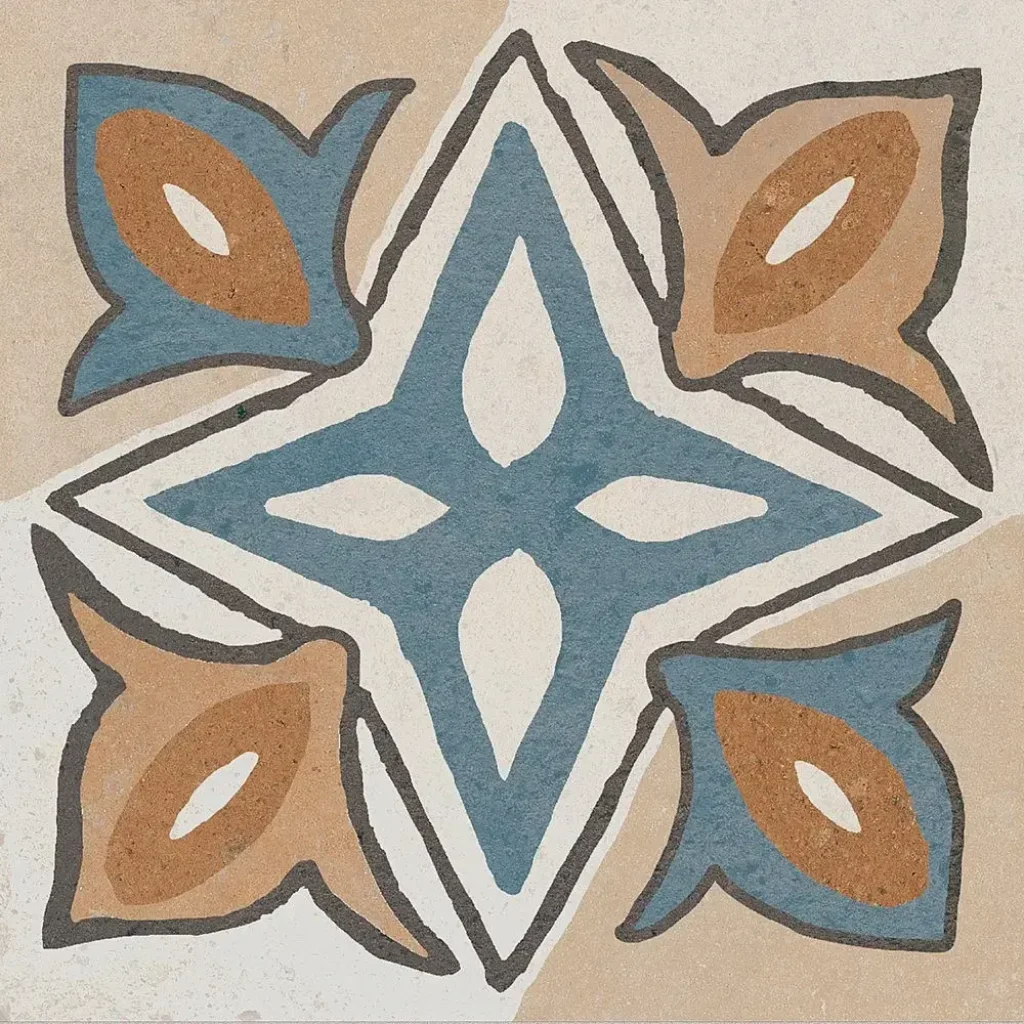 Cir ITALICA Terra Blu Mix 20x20 cm