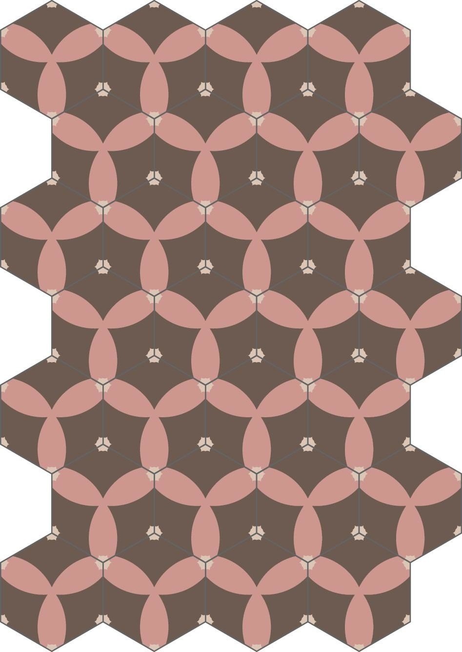 Betonová dlažba Bisazza 20x23, Astral Bakery (hexagon)