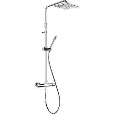 LEX termostatický sprchový set, hlavová sprcha, masážní ruční sprcha TRES