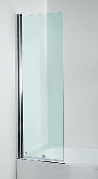 Vanová zástěna 150 x 60 cm Jika TIGO levá, transparentní sklo, Perla Glass