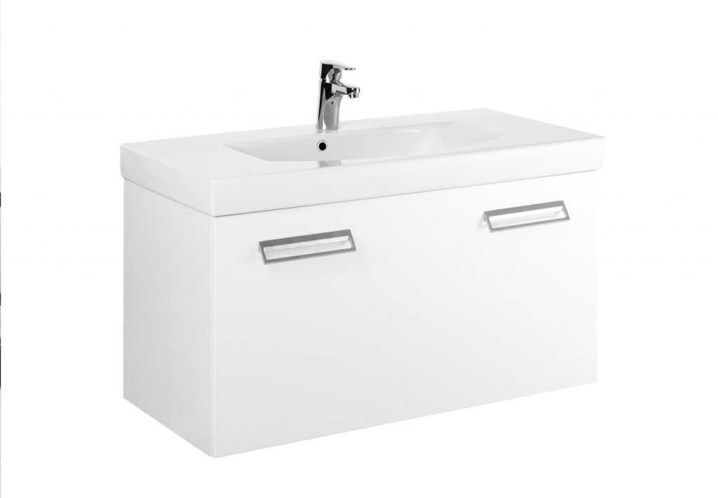 Umyvadlová koupelnová skříňka 90x45x40 cm Gustavsberg LOGIC, bílá lesk