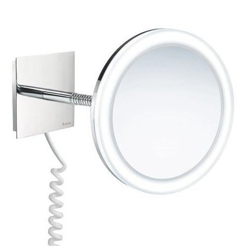 Smedbo OUTLINE kosmetické zrcadlo, nástěnné, LED, chrom