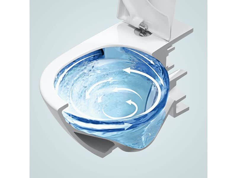 Závěsné WC V&B SUBWAY 3.0 CombiPack, vodorovný odpad, WC sedátko SoftClose, bílá Alpin