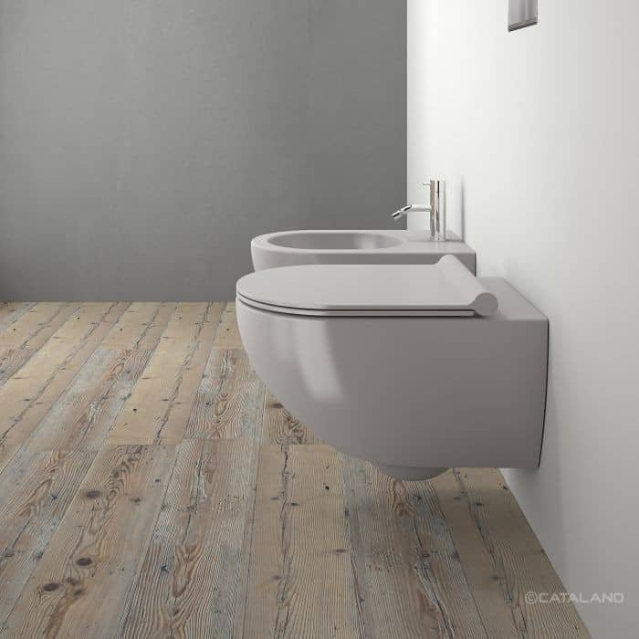 WC sedátko Catalano SoftClose Plus, matný cement