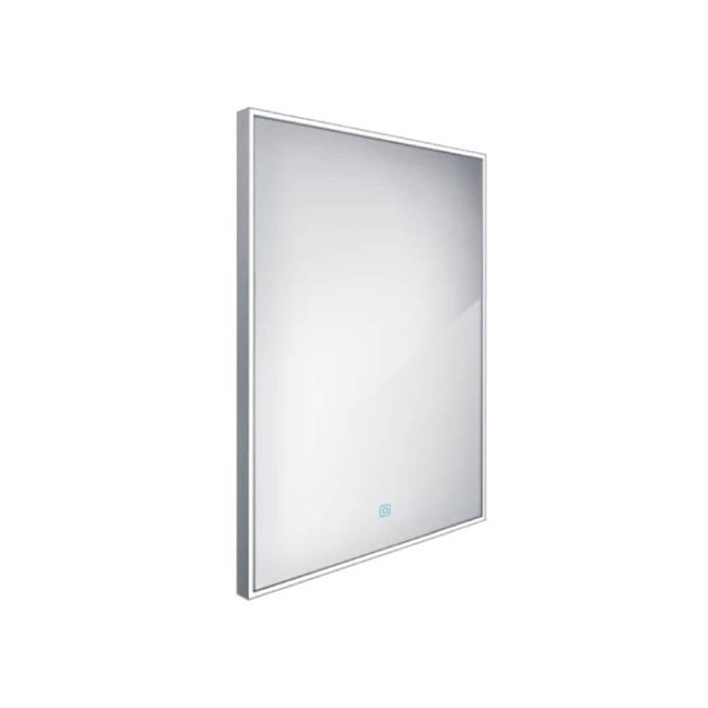 Zrcadlo 60x80 cm Nimco LED, dotykový senzor, stříbrná