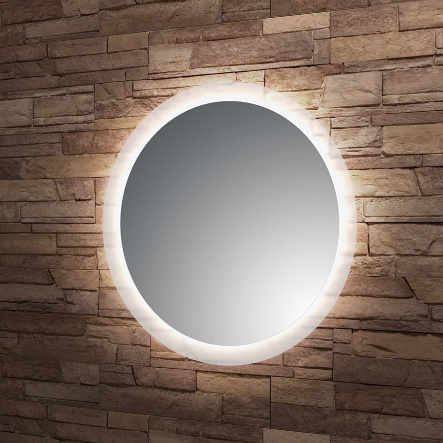 Zrcadlo kruhové 120 cm Santech Allianz GLOW MATTE LED osvětlení, bez vypínače