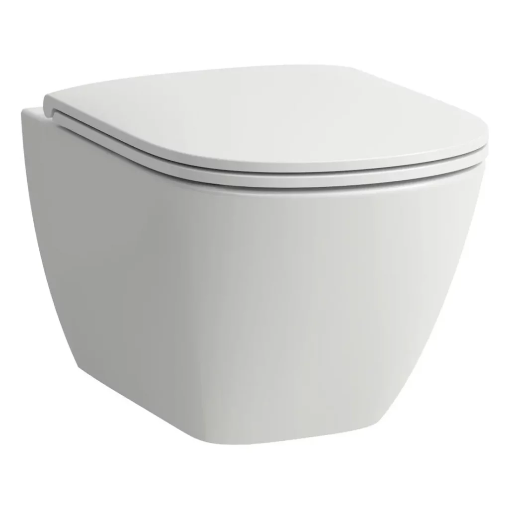 Závěsné WC Laufen LUA Rimless Advanced Pack, sedátko SoftClose, hluboké splachování, bílá