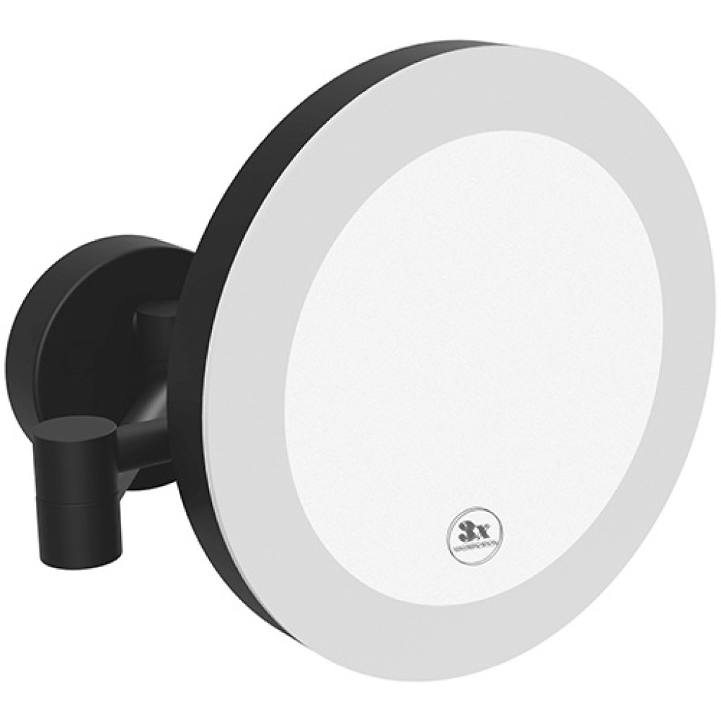 Kosmetické zrcátko s LED osvětlením, ø 200 mm