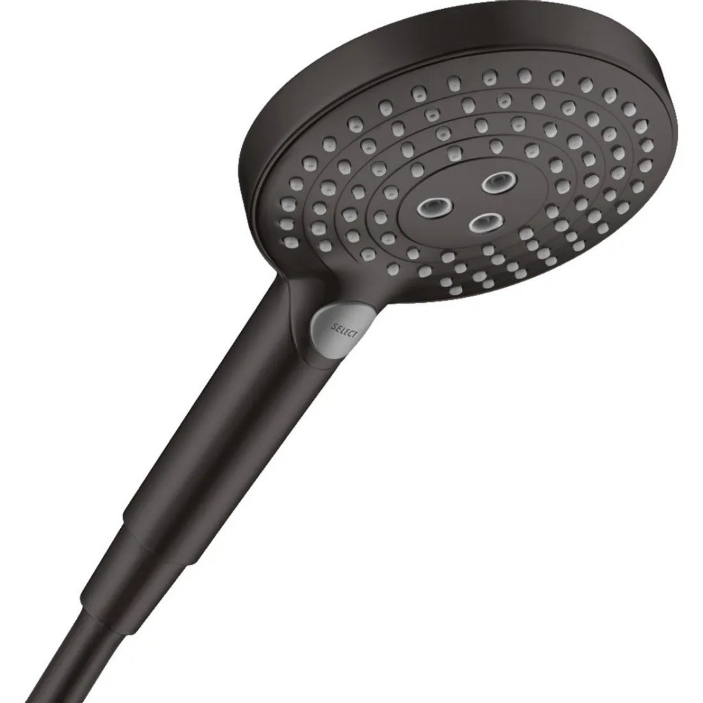 Ruční sprcha 120 Hansgrohe RAINDANCE S EcoSmart, 3 jet, černá mat