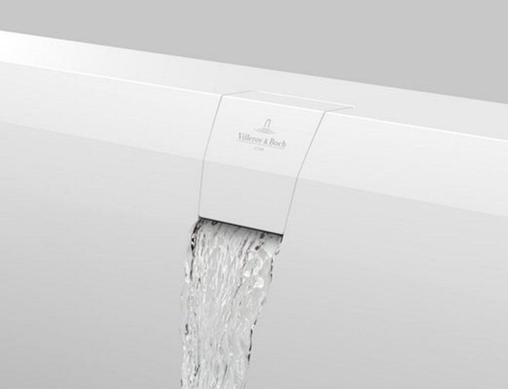 Napouštění vody přepadem V&B, Stone White