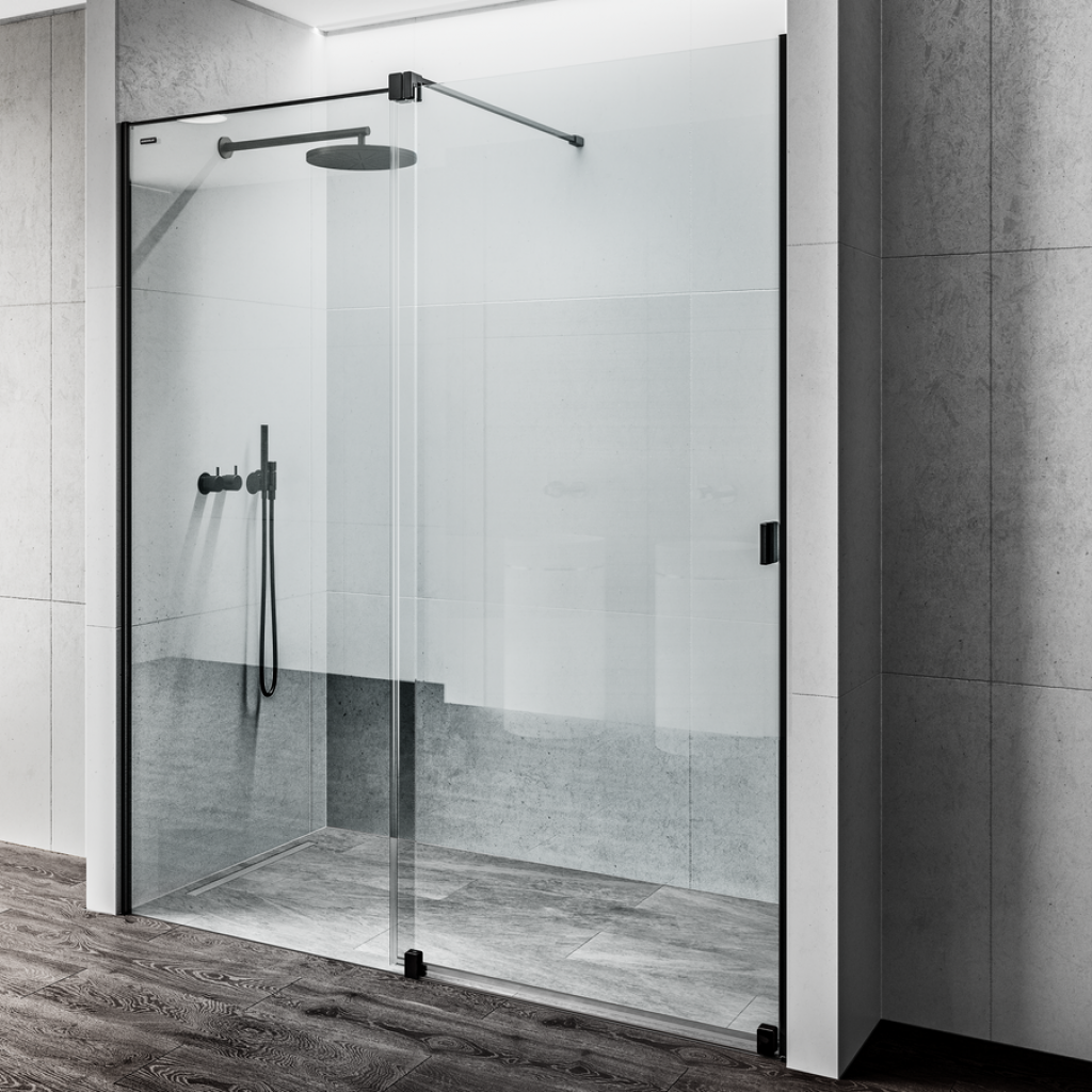 Sprchový kout 120x230 cm Duscholux COLLECTION 3C Walk-IN, Design chrom 078, sklo čiré 751