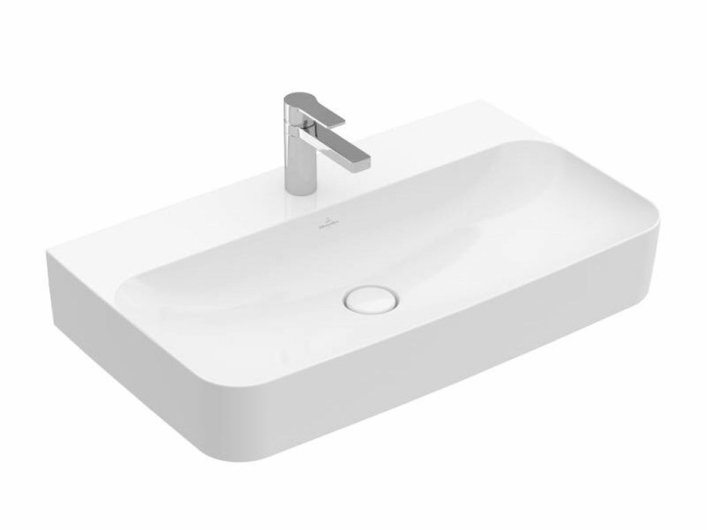Umyvadlo 80x47 cm V&B FINION, bílá Alpin CeramicPlus