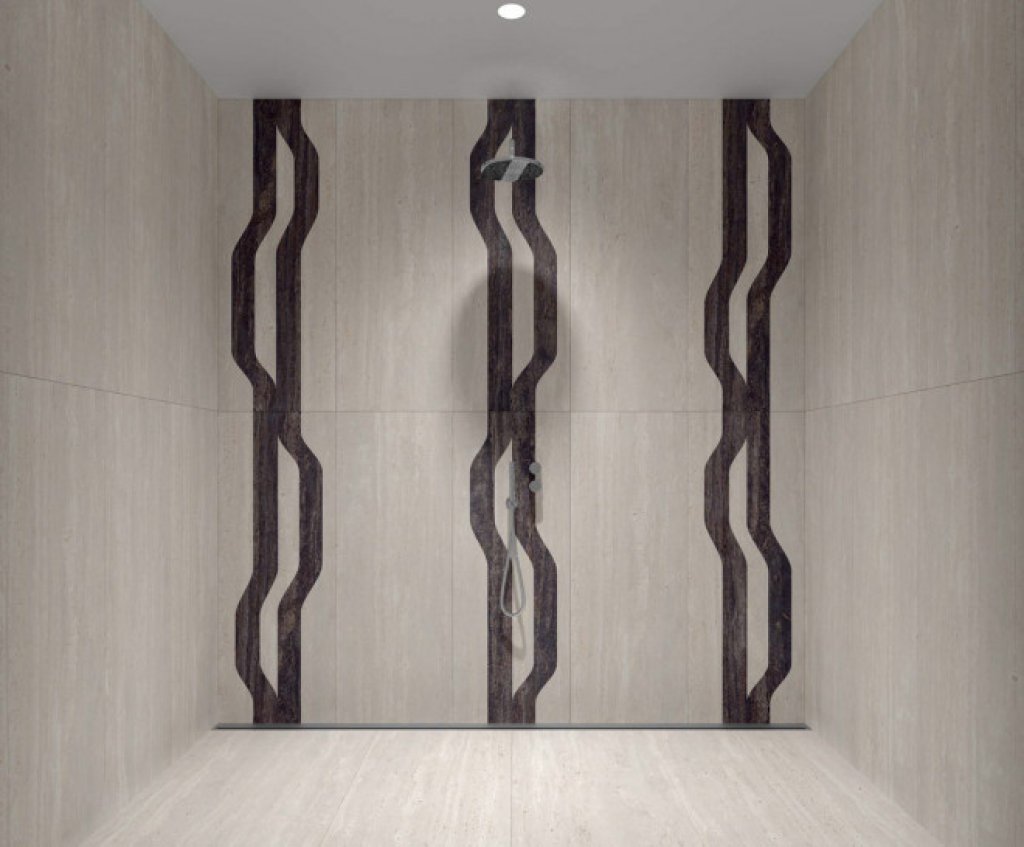 Apavisa TRAVERTINO Titanium Decor 45x120 cm