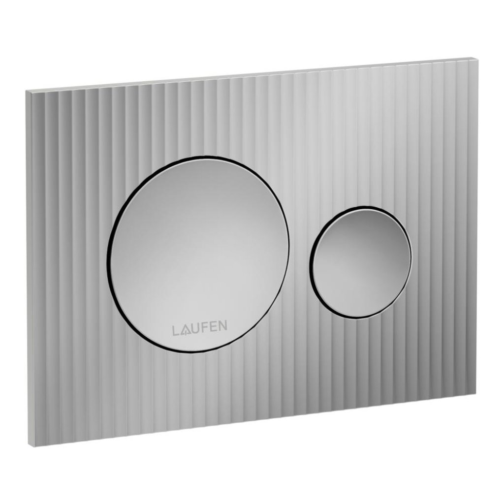 Splachovací tlačítko 203x145x6 mm Laufen INEO MOONDANCE, Dual Flush, chrom mat