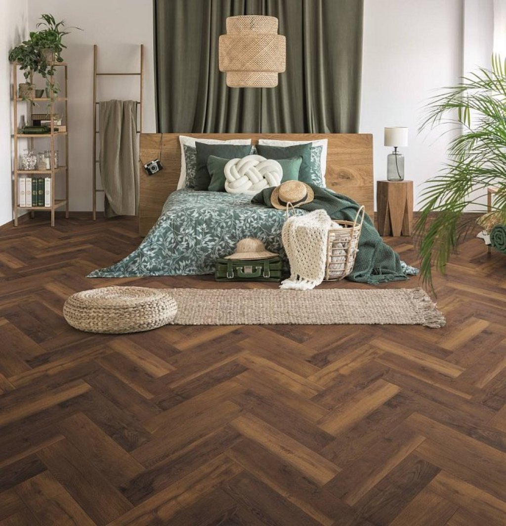 Sant Agostino YORKWOOD Chevron York Brown 94X490 mm