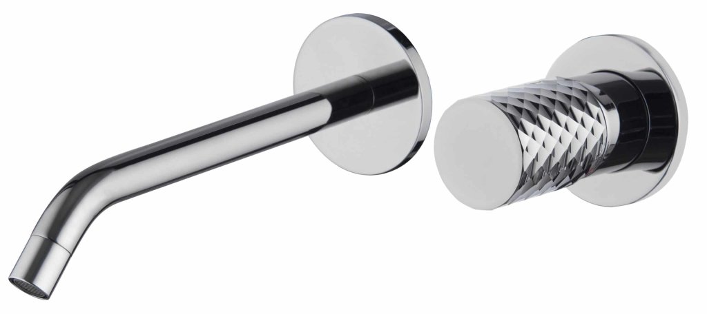 Umyvadlová baterie Fima SPILLO TECH X Collection, Click-Clack, Brushed Black Chrome