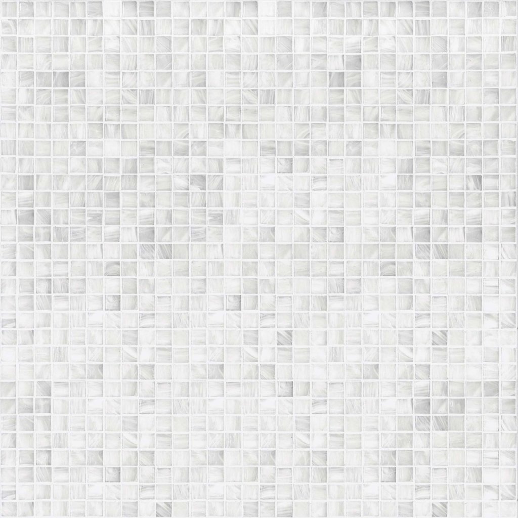 Bisazza SMALTO 10 SM10.01 mozaika 10x10 mm, na papíře, vč. Installation kit 1101 Bianco Alabastro