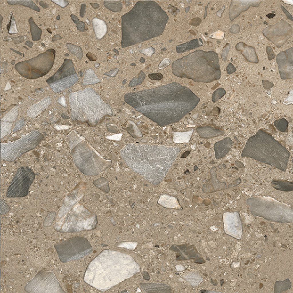 Fioranese I CIOTTOLI Sassi Argilla 90,6x90,6 cm Polished-Matte, tl. 9 mm