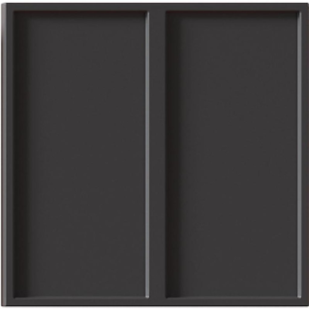 Micro WAYS, Line Black, 12,5x12,5 cm,10 mm, Matte