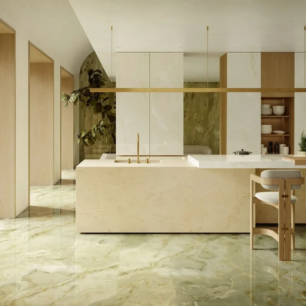 Marazzi ALLMARBLE Onice Beige 60x120 cm lesk Rett., tl. 10 mm