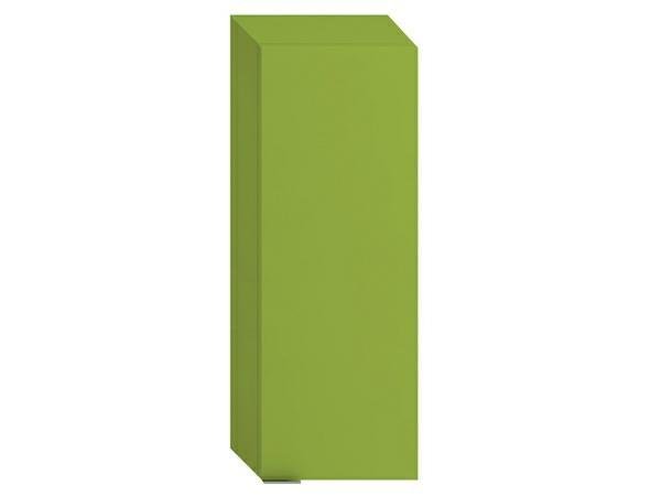 Závěsná skříň 30 x 81 cm Jika TIGO pravé dveře, dvě skleněné police, zelená