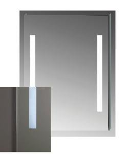 Zrcadlo 45 x 81 cm s integrovaným osvětlením zářivkou Jika CLEAR, do sítě, bez vypínače