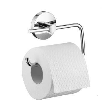 Hansgrohe LOGIS Držák na toaletní papír, kartáčovaný nikl