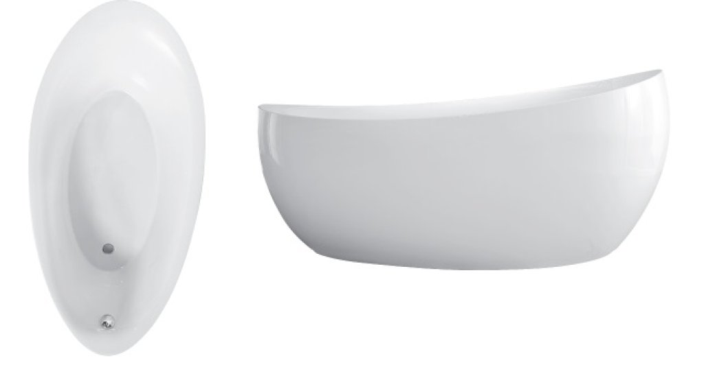 Vana Villeroy & Boch Aveo New Generation, volně stojící, 1900 x 950 mm, včetně výpusti a přepadu, bílá