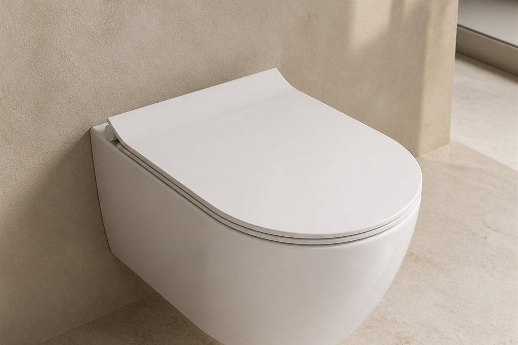WC sedátko Galassia 7330 Extra Slim Soft Close, QuickRelease, bílá