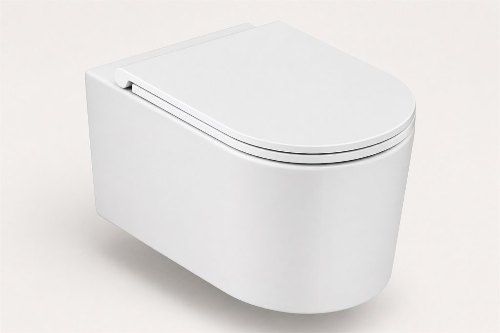 Závěsné WC Galassia 54x36 cm CORE Vortex, bílá lesk