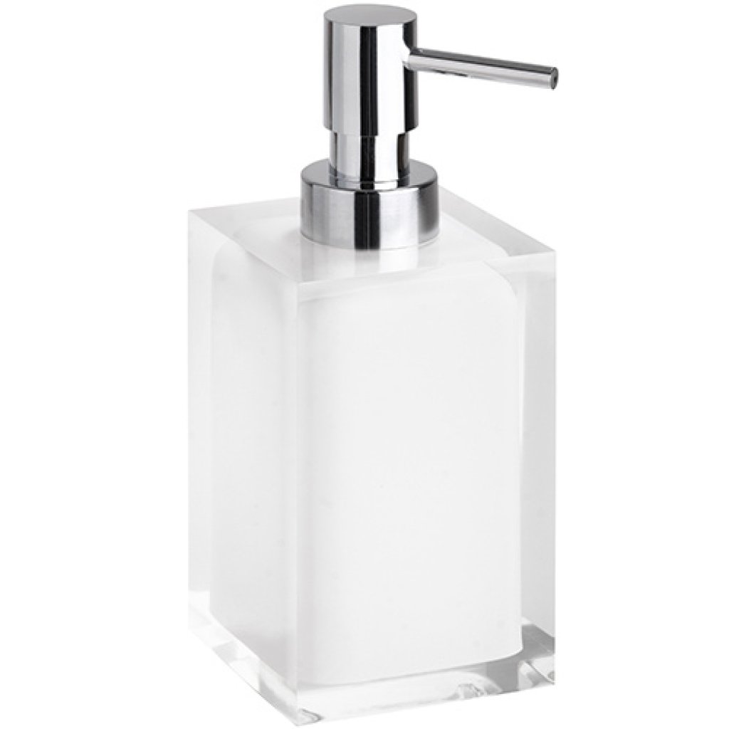 VISTA: Dávkovač mýdla na postavení, 250 ml, bílý