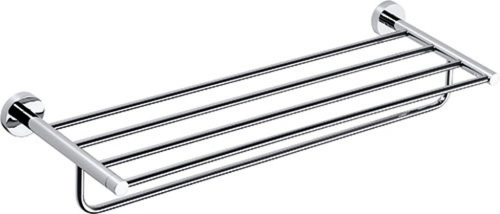 OMEGA: Držák ručníků s hrazdou, 600 mm