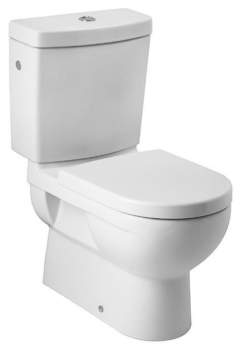 Toaleta kombi stojící Jika MIO hluboké splachování VARIO, odpad, bílá