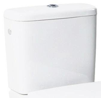 Splachovací WC nádrž Jika TIGO s nádržkou proti orosení, boční přívod, bílá