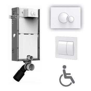 Podomítkový modul Jika WC SYSTEM Handicap pro závěsné klozety