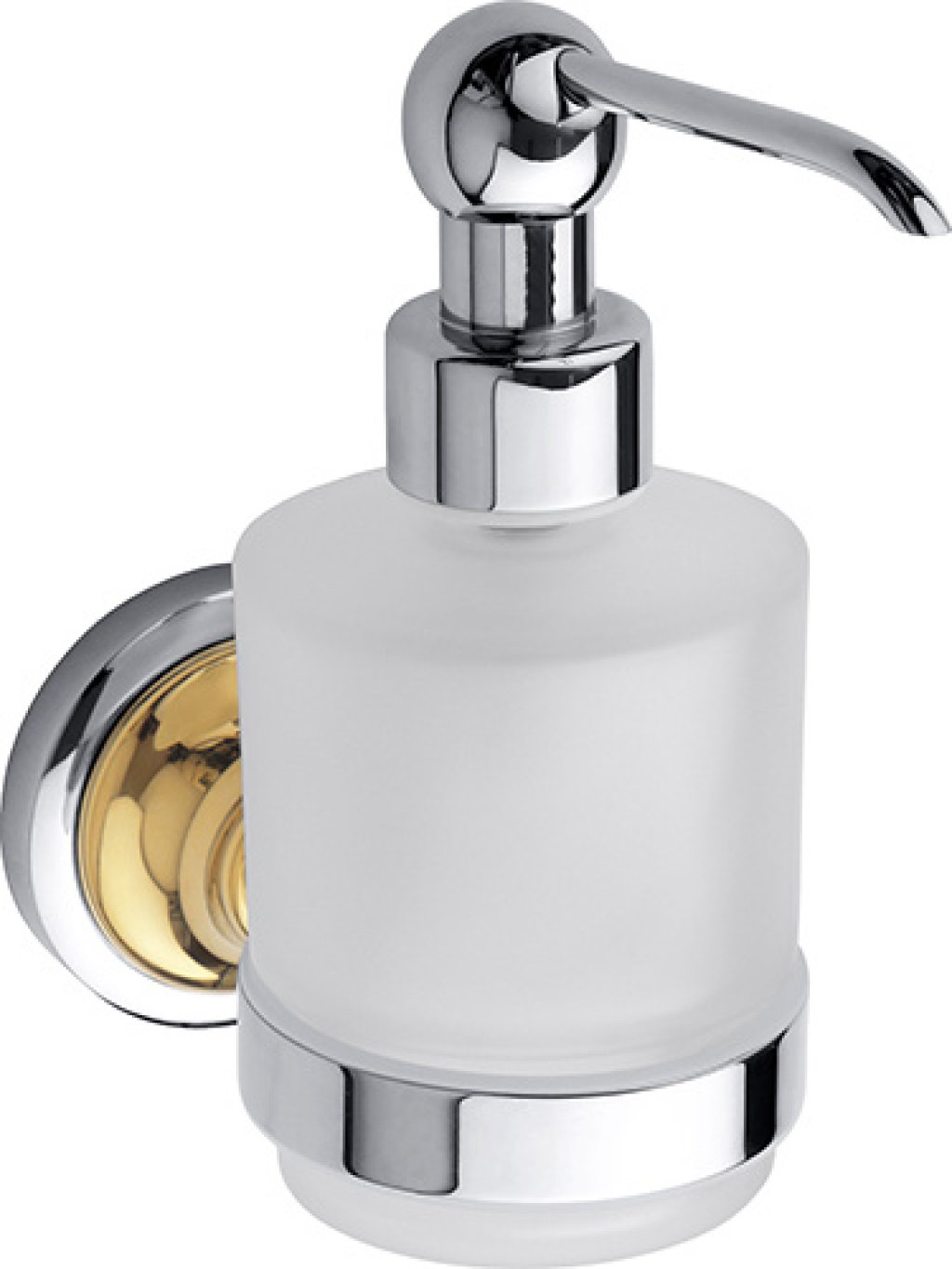 RETRO gold-chrom: Dávkovač mýdla 200 ml