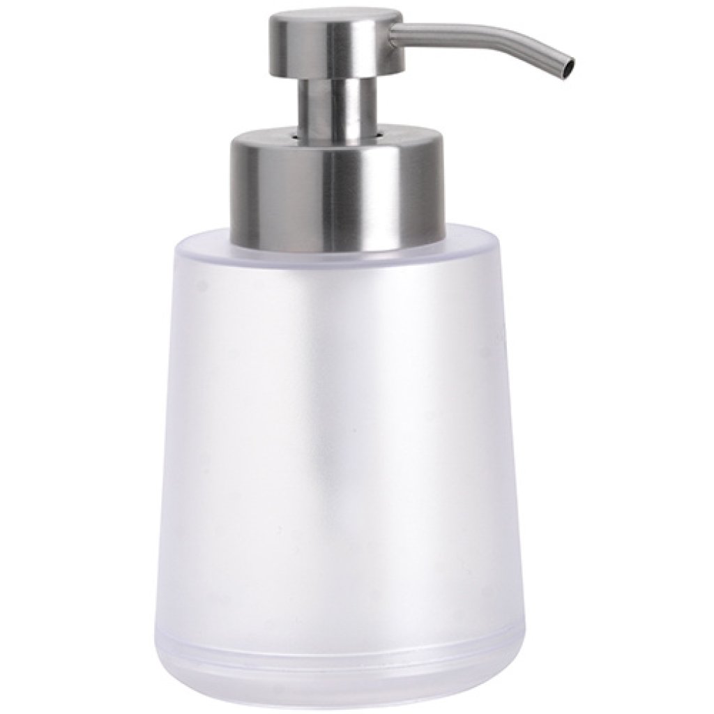 Dávkovač mýdla, 450 ml, nerez/plast, mat