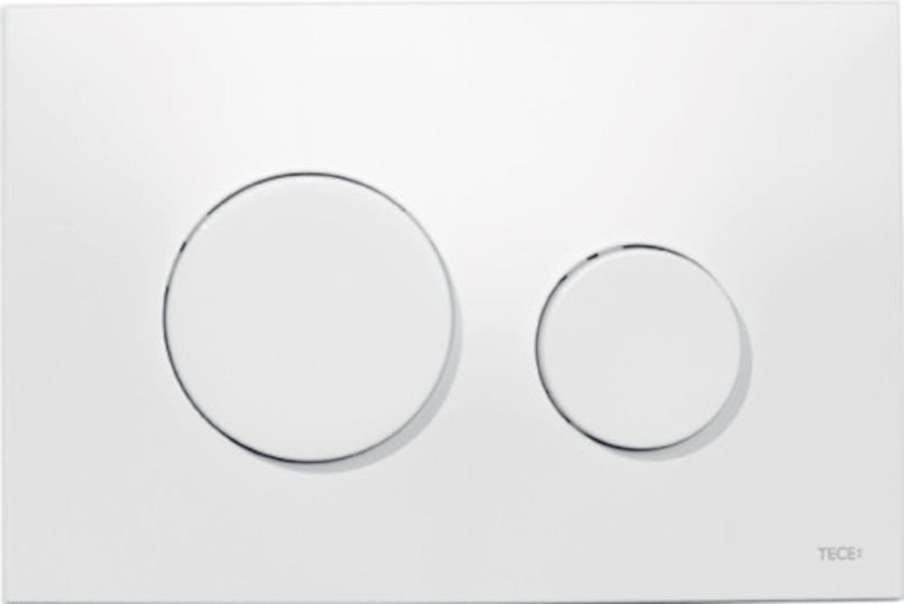 TECE Loop ovládací tlačítko pro WC, bílá, antibakteriální úprava