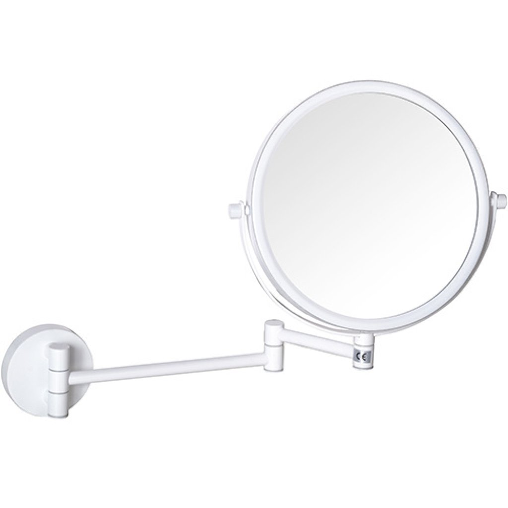 WHITE: Kosmetické zrcátko oboustranné, ø 200 mm