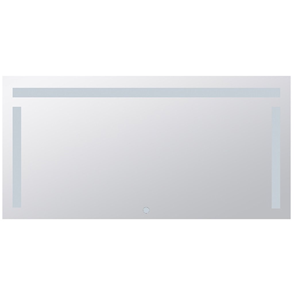Zrcadlo s LED osvětlením bočním a horním 1200 x 600 mm, dotykový senzor