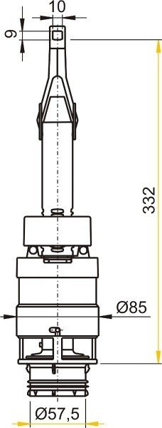 Vypouštěcí ventil A06-850 AlcaPlast